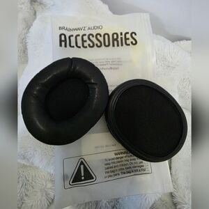 Black Over-Ear Headphone Cushions